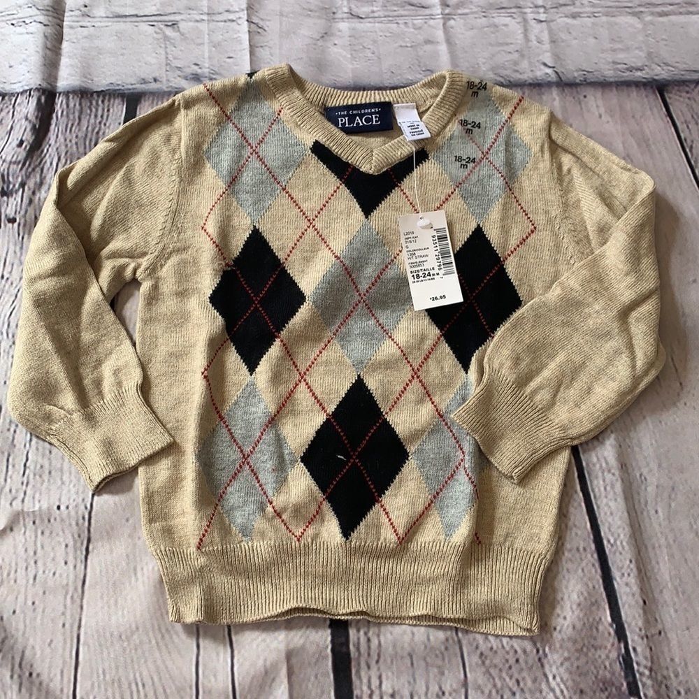 3/$30 Argyle Sweater